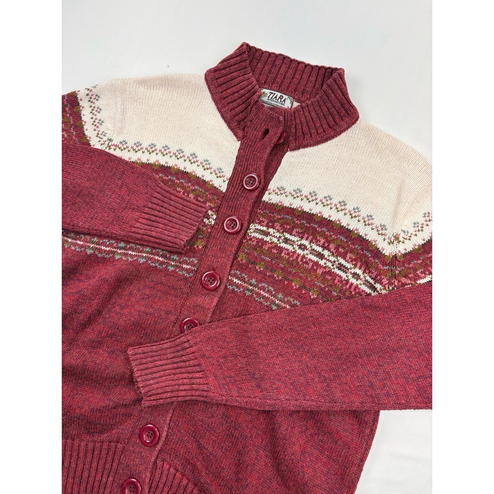 Vintage Tiara International Autumn Harvest Cardigan Sweater Medium